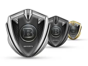 Brabus Abzeichen Selbstklebend Max Design Aus Edelstahl
